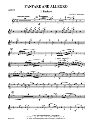 Fanfare and Allegro: Oboe