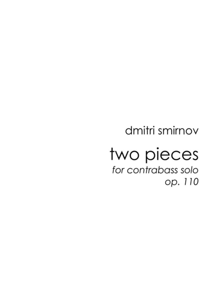 Two Pieces for solo double bass image number null