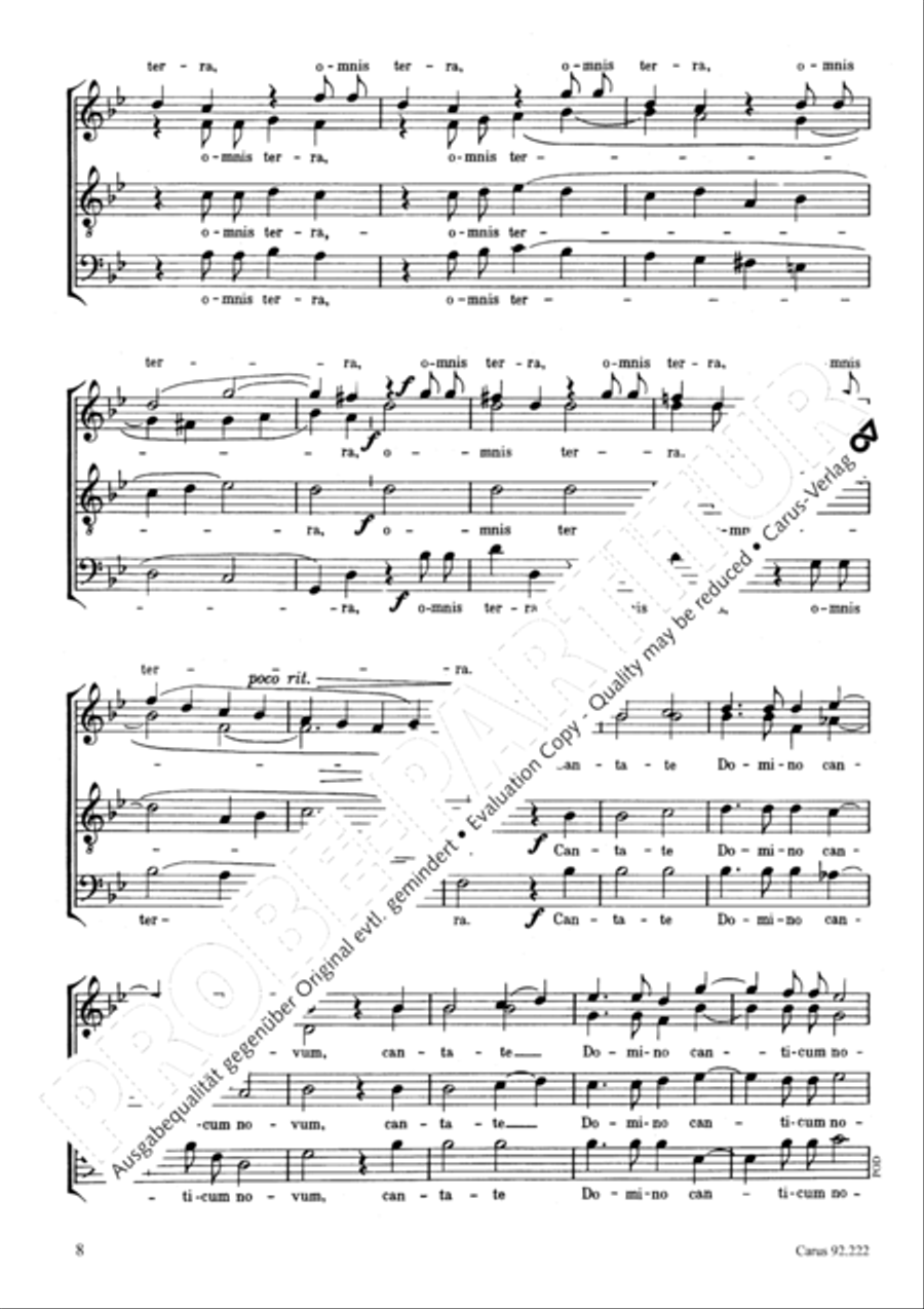 Laudate Dominum 4-Part scores gallery preview page 9