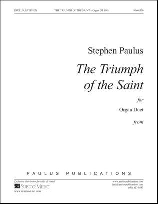 Book cover for Triumph of the Saint, The