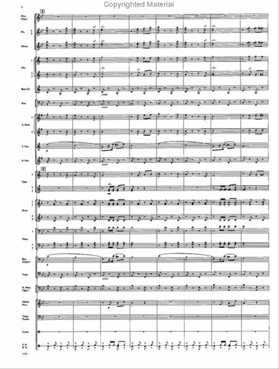 Zacatecas Zacatecas Concert Band scores gallery preview page 3