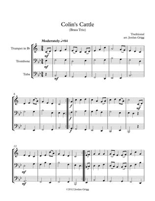Book cover for Colin's Cattle (Brass Trio)