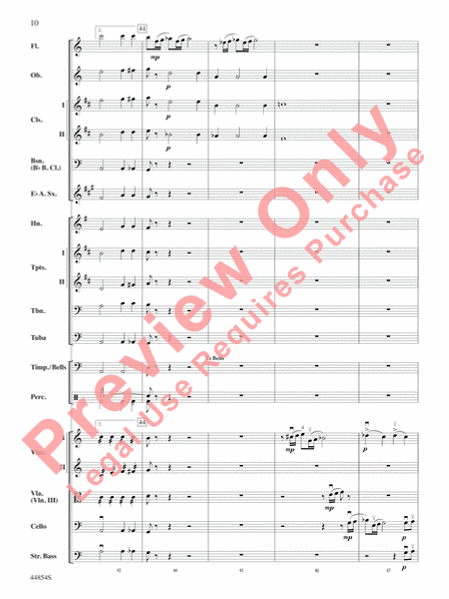 Romeo and Juliet Overture Full Orchestra scores gallery preview page 11