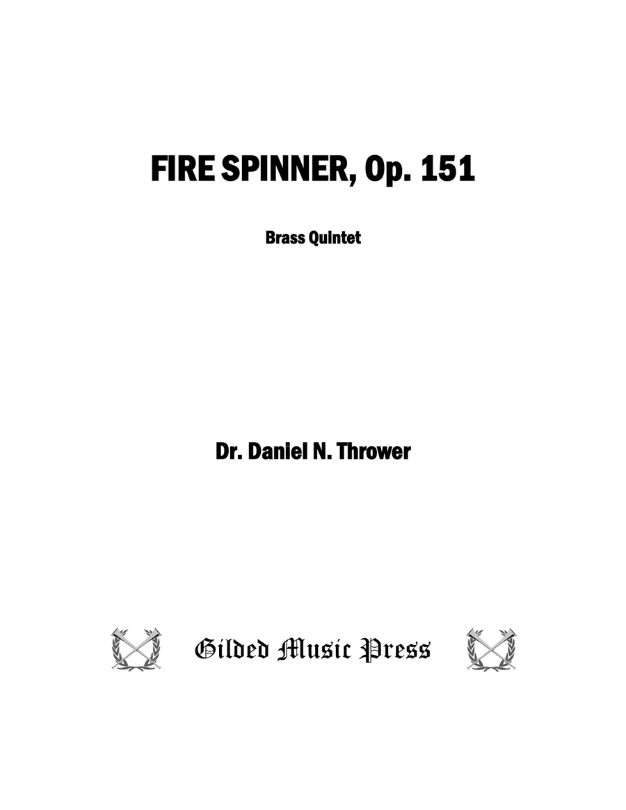 Fire Spinner, Op. 151 Fire Spinner, Op. 151 Brass Quintet scores gallery preview page 3