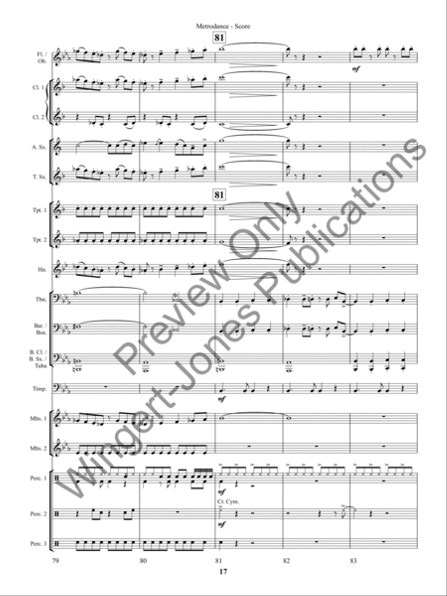 Pacifica Concert Band scores gallery preview page 20