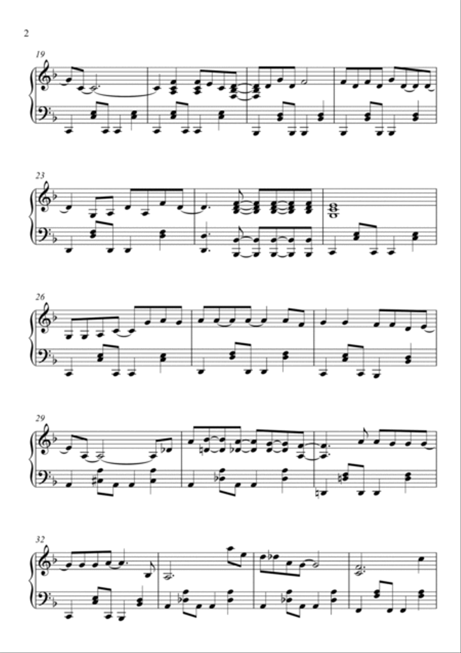 Sultans Of Swing Piano Solo scores gallery preview page 2