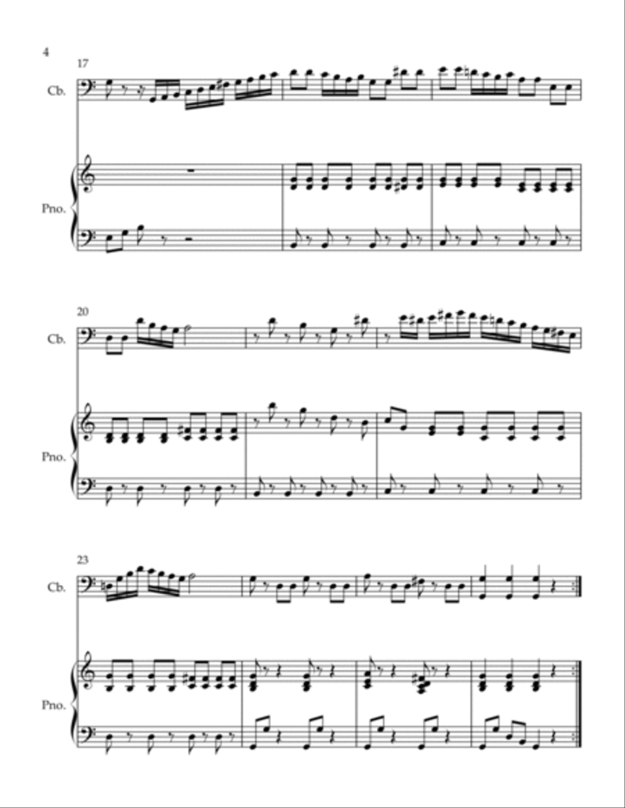 Spiritoso Spiritoso Double Bass scores gallery preview page 4