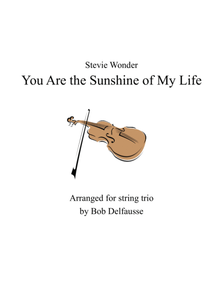 You Are The Sunshine Of My Life image number null
