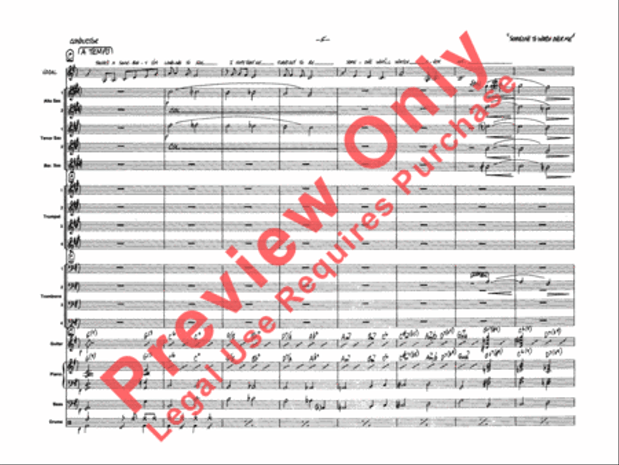Someone to Watch Over Me Jazz Ensemble scores gallery preview page 8