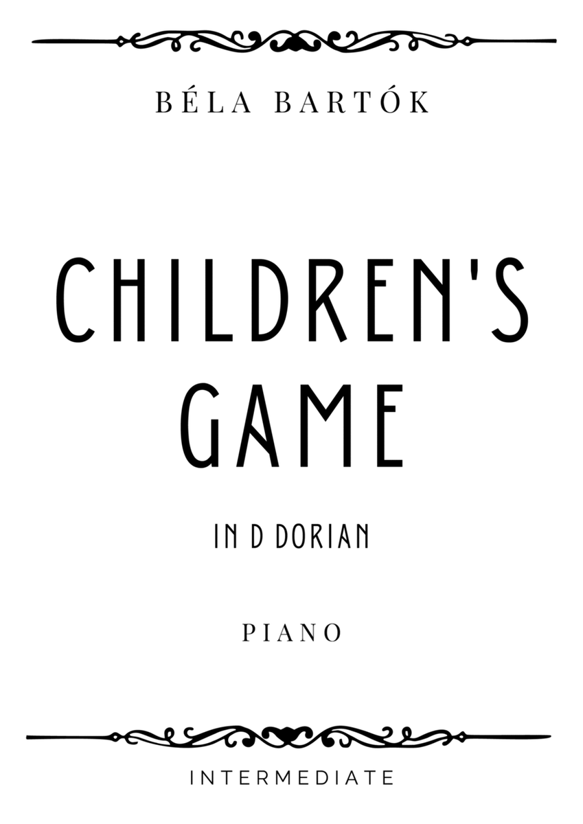 Bartok - Children's Play in D Dorian - Intermediate image number null