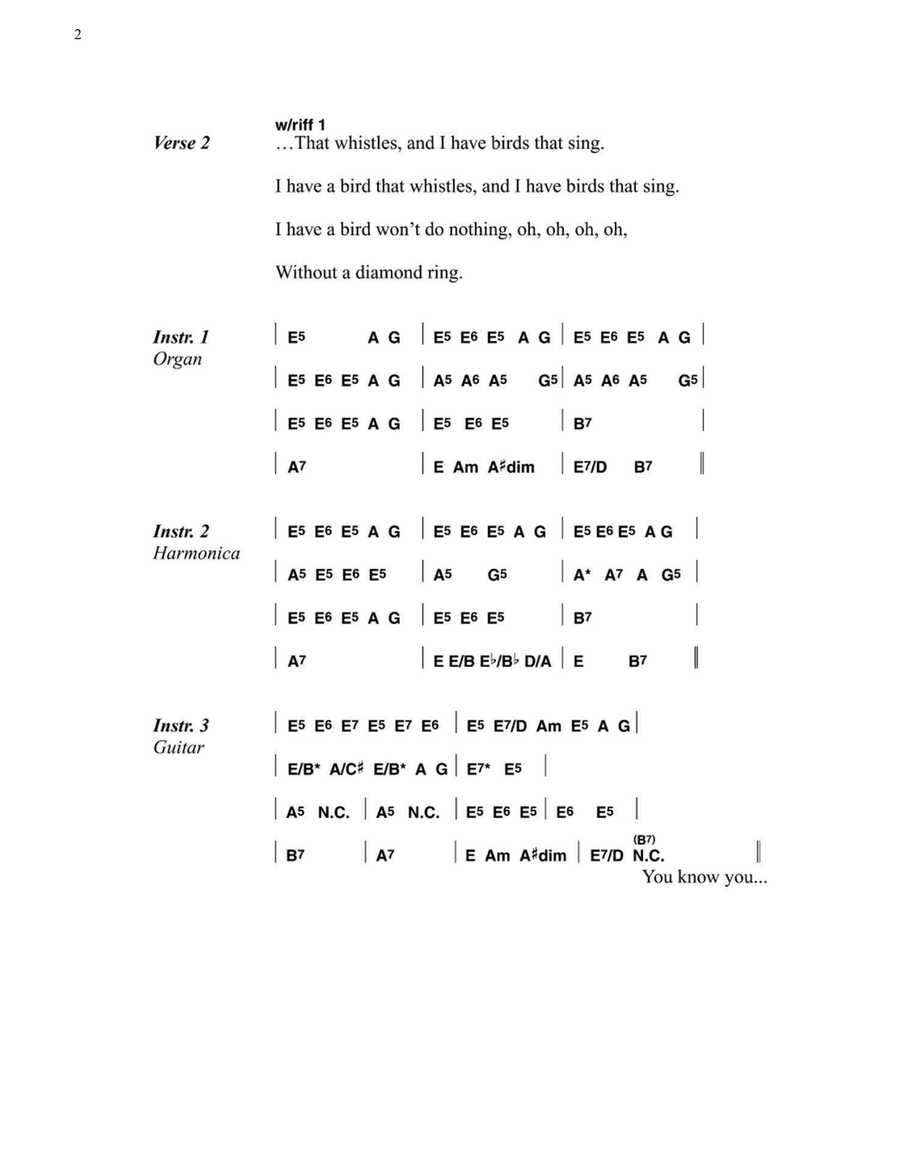 You Shook Me You Shook Me Electric Guitar scores gallery preview page 2