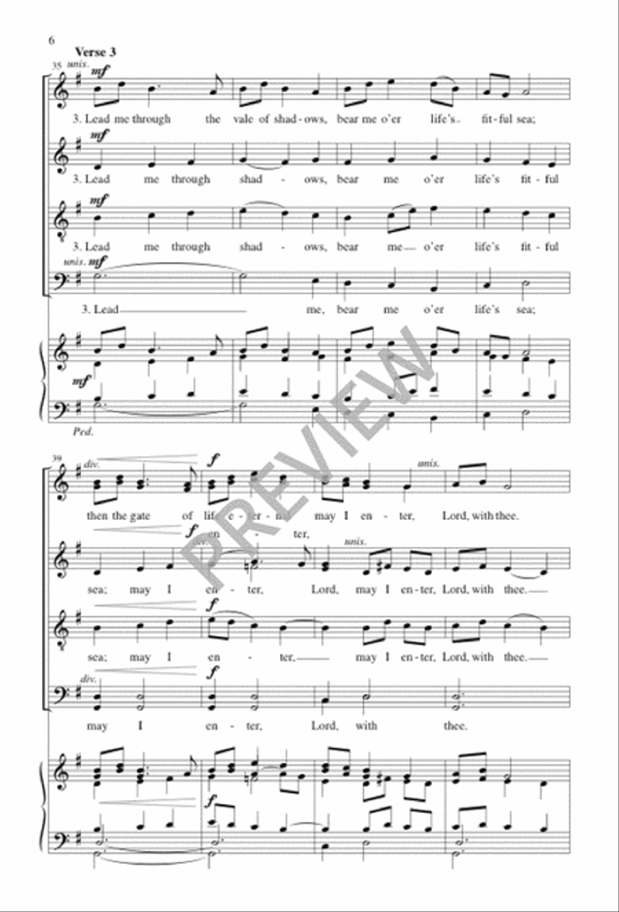 Close to Thee Divisi scores gallery preview page 7