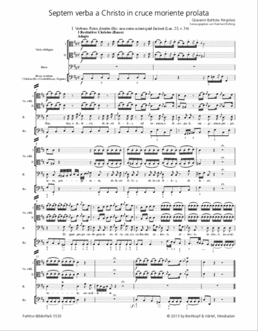 Septem verba a Christo in cruce moriente prolata 4-Part scores gallery preview page 2