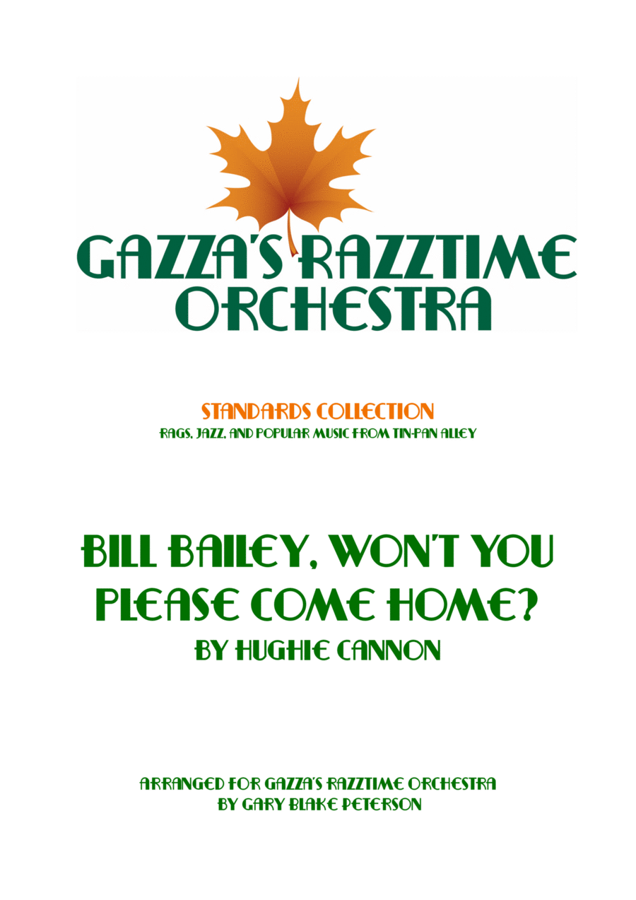 Bill Bailey, Won't You Please Come Home? Clarinet scores gallery preview page 1