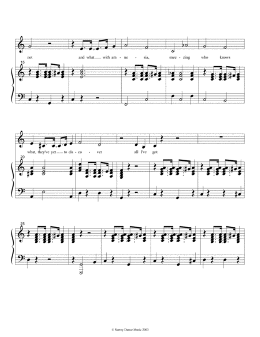 All I've Got (The Hypochondriac's Song)