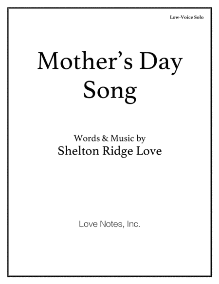 Mother's Day Song image number null