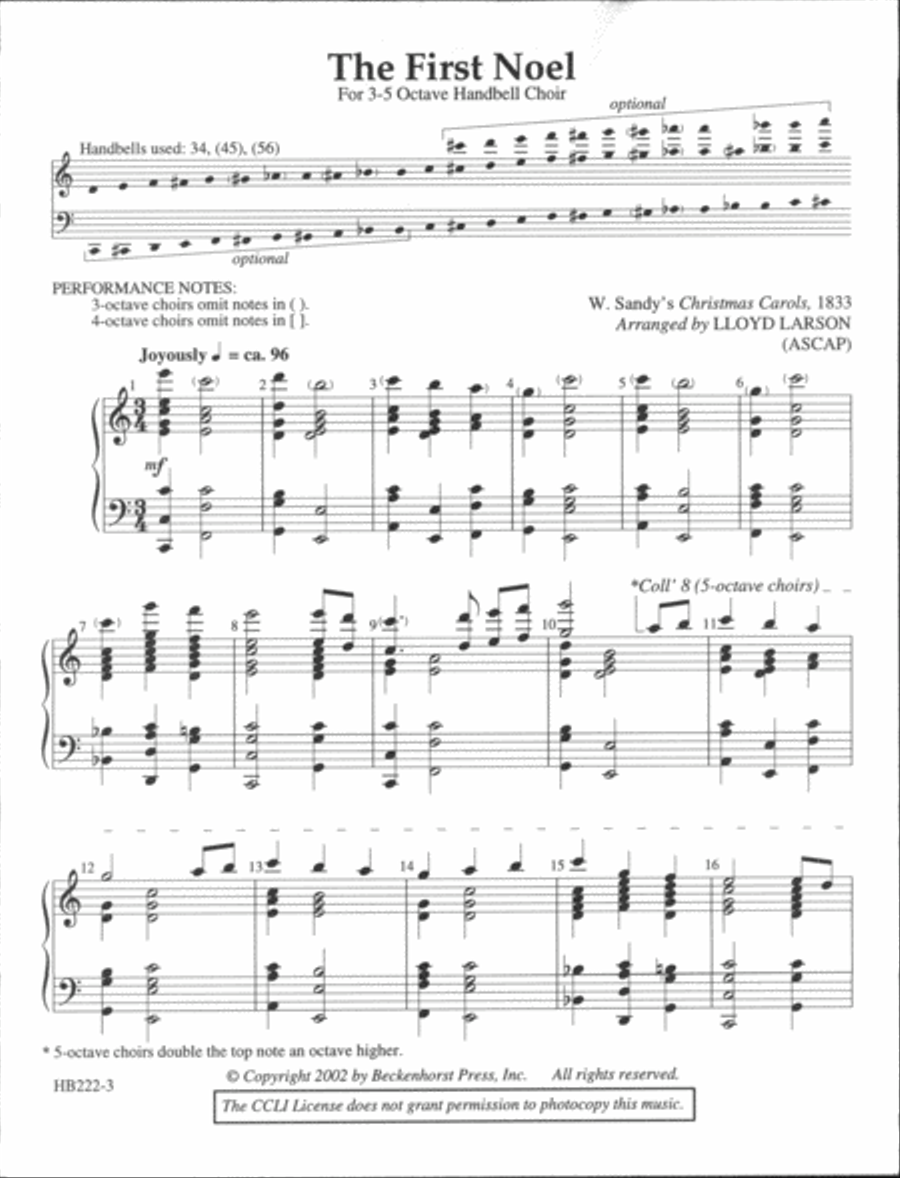 The First Noel - Larson Choir scores gallery preview page 2