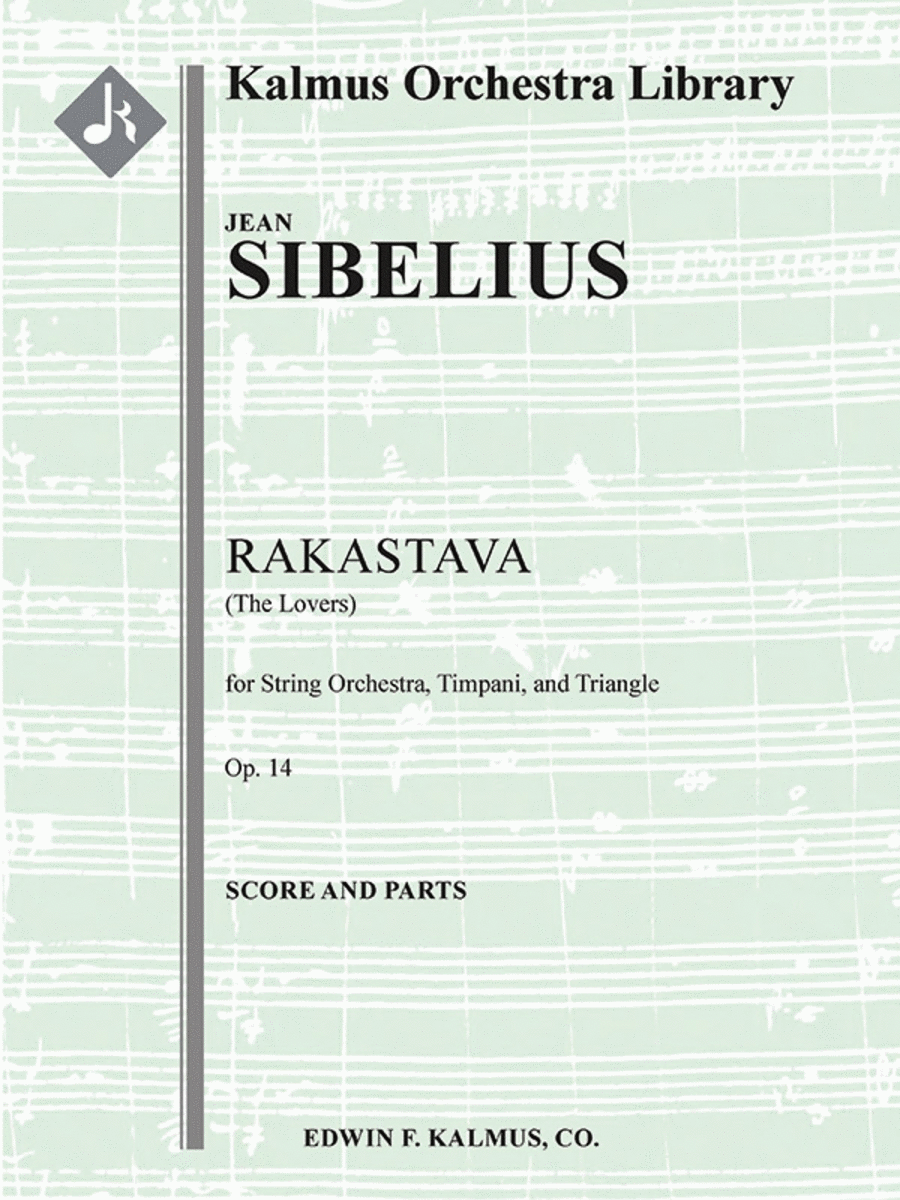 Rakastava (The Lover), Op 14 String Orchestra scores gallery preview page 1