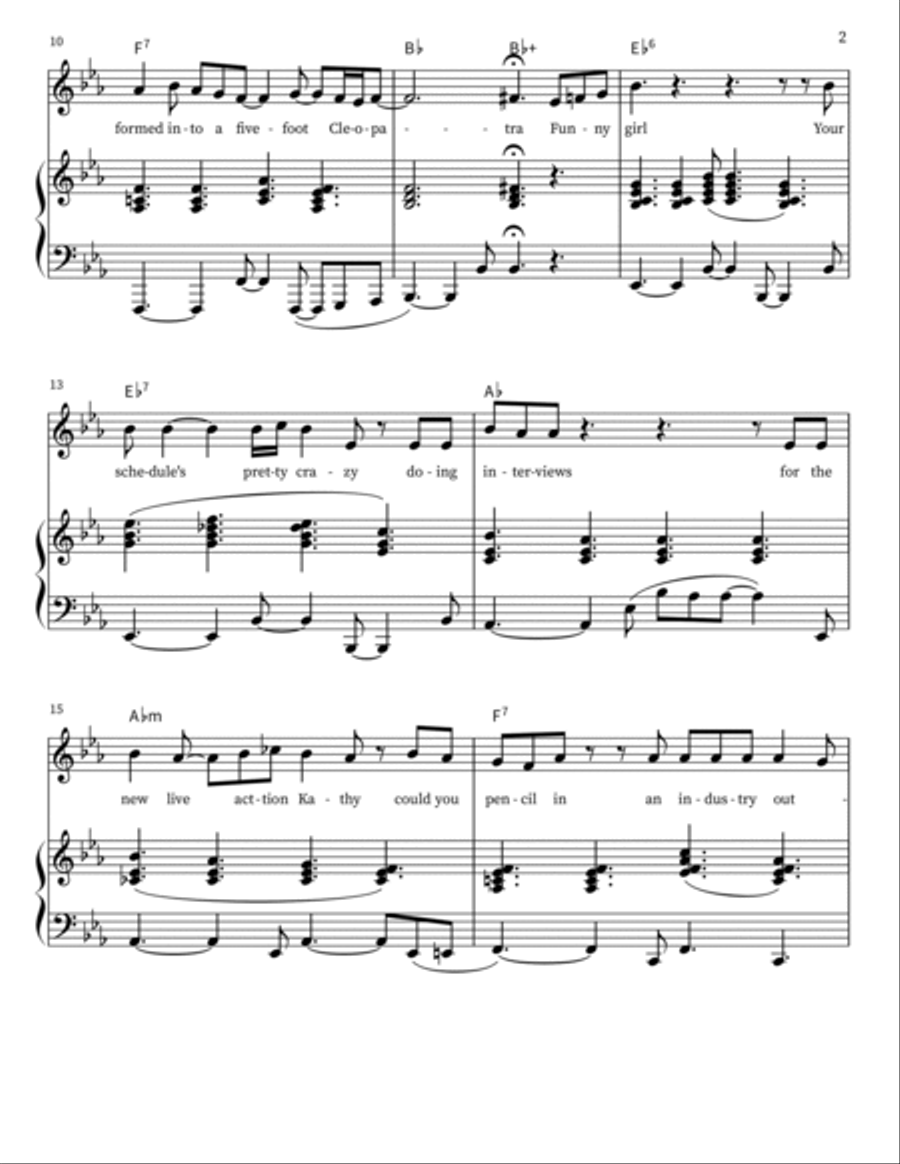 Funny Girl Funny Girl Voice scores gallery preview page 2