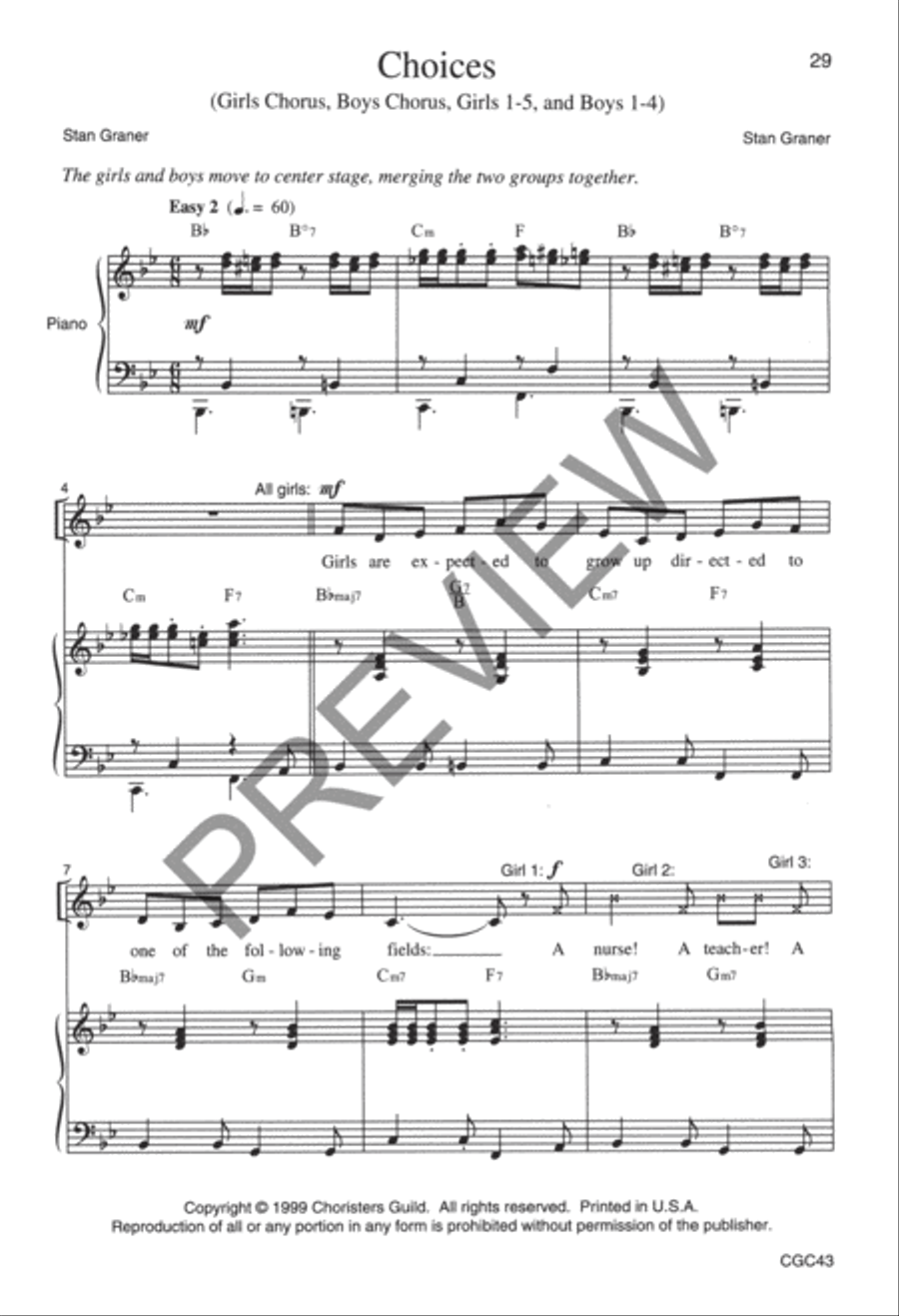 All God's Children Preview Kit (Score & CD) Choir scores gallery preview page 12