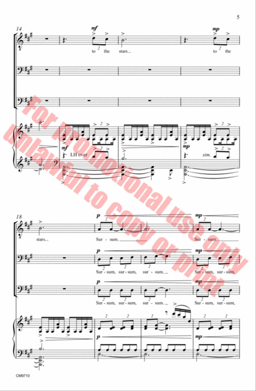 Ad Astra 3-Part scores gallery preview page 6