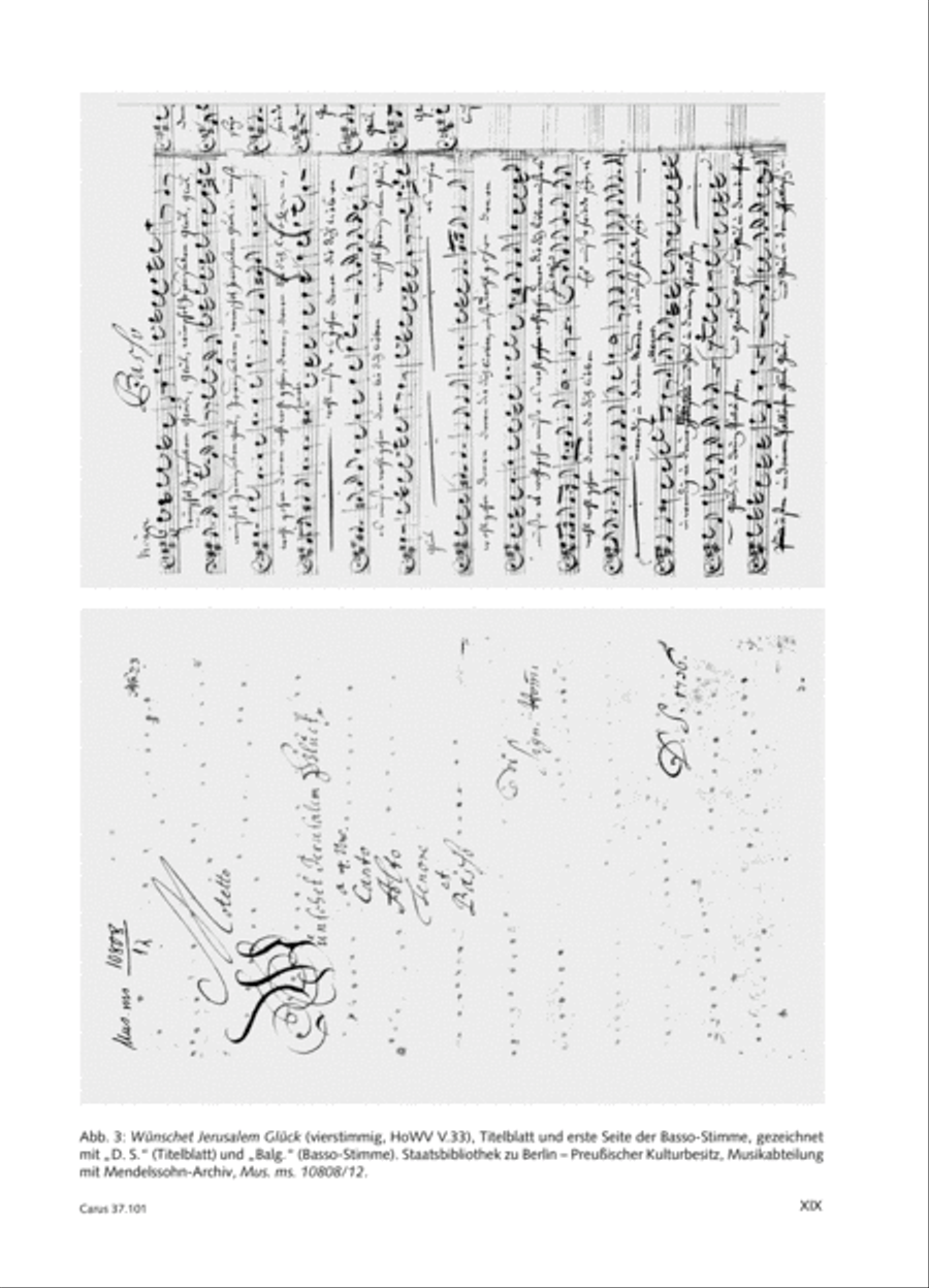 Homilius: Complete Motets. Selected Works. New Edition 2014 4-Part scores gallery preview page 18