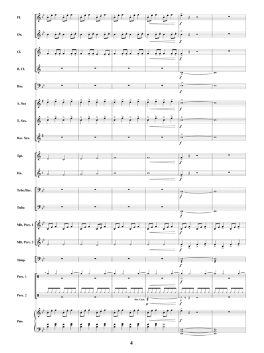 The King's Flourish Concert Band scores gallery preview page 3