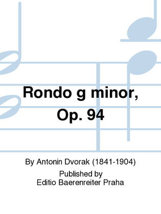 Book cover for Rondo g-Moll, op. 94