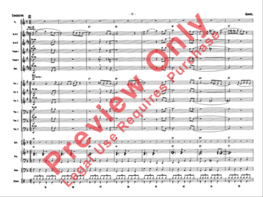 Gospel Jazz Ensemble scores gallery preview page 8