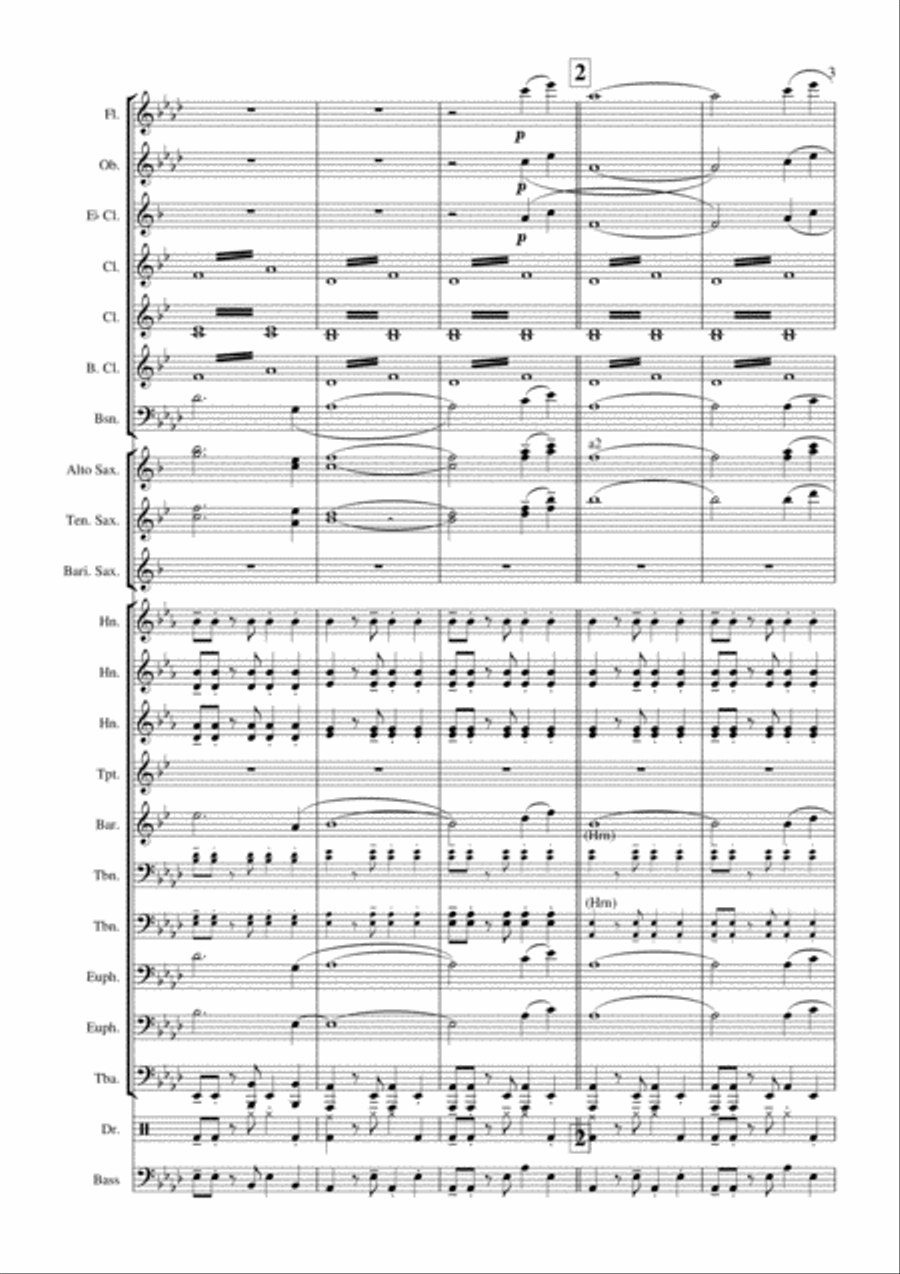 Verdi Goes Tango - For Pep Band; Concert Band; Marching Band Concert Band scores gallery preview page 6
