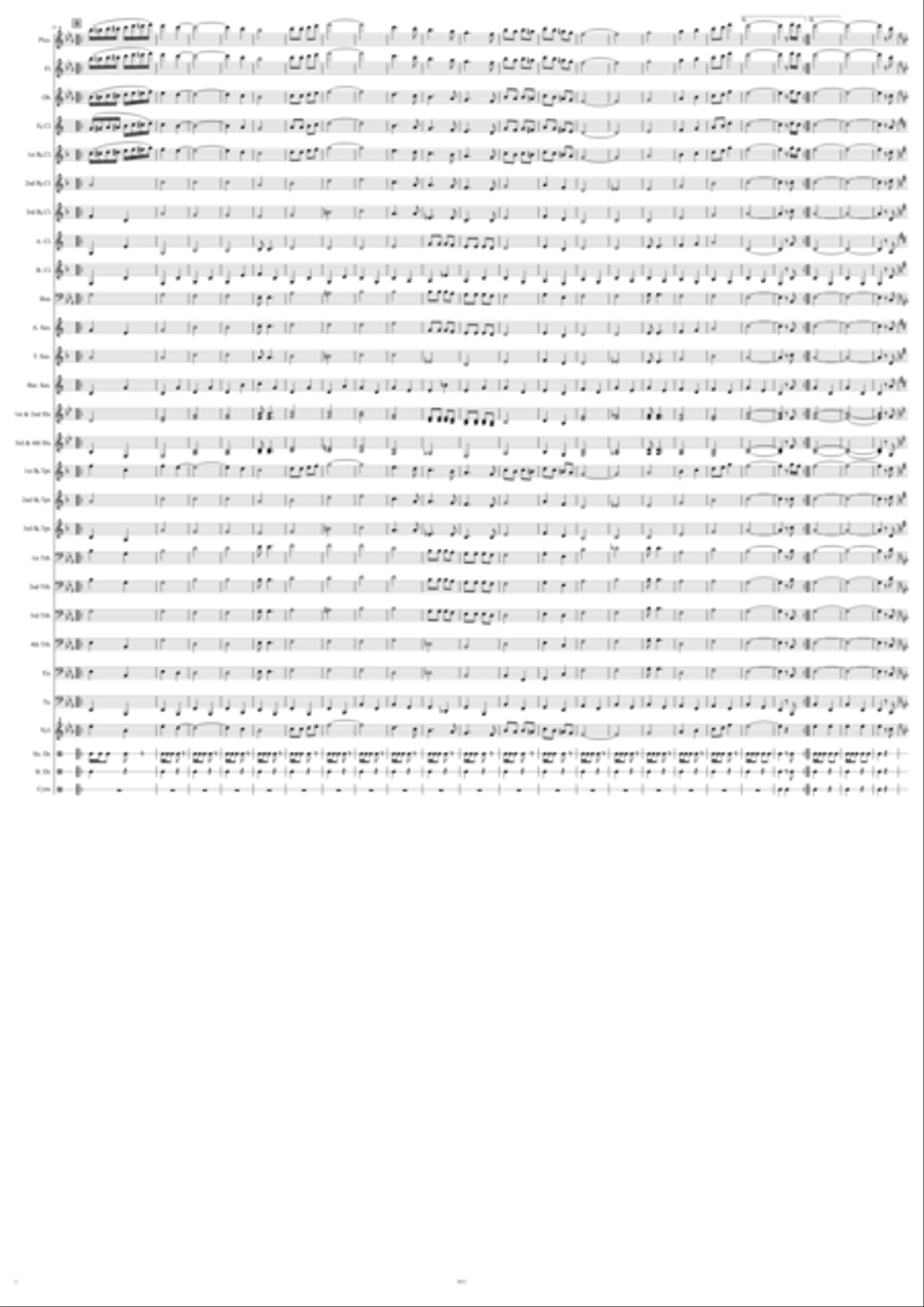 Governor Ann Richards March Concert Band scores gallery preview page 2