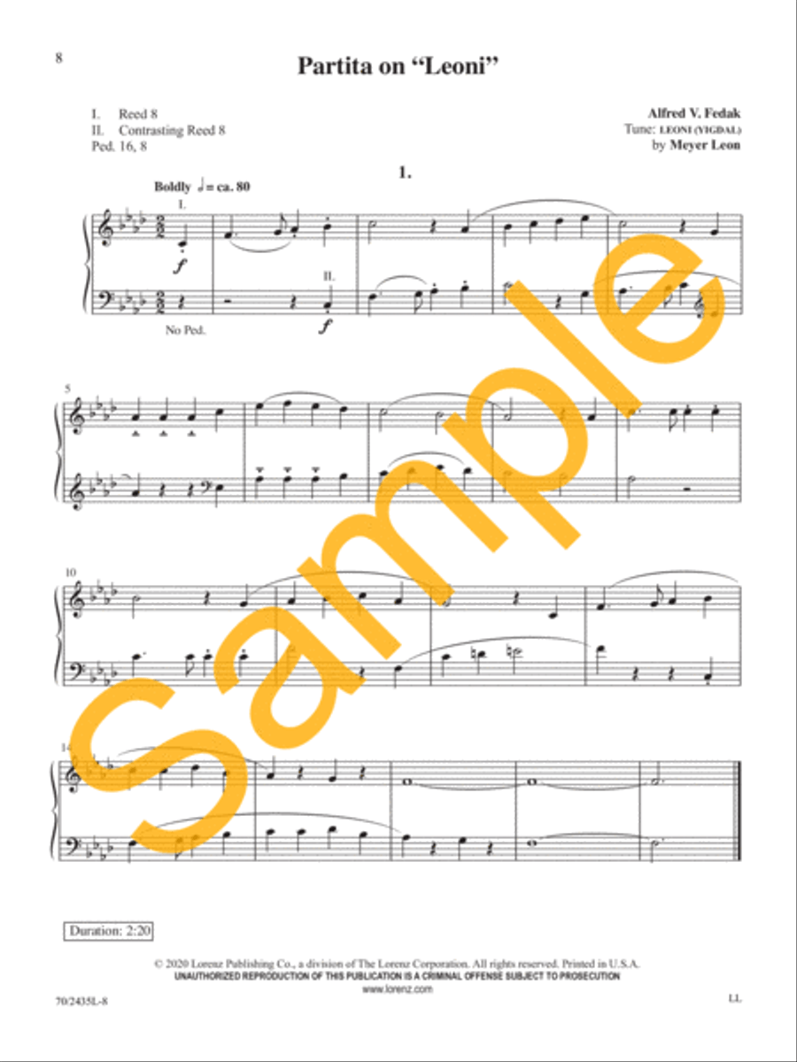 Easy Organ Library, Vol. 74 Organ Solo scores gallery preview page 5