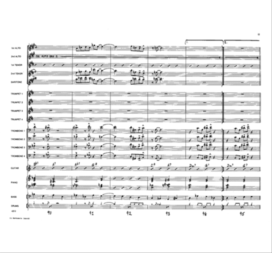 Sax-O-Rama Sax-O-Rama Jazz Ensemble scores gallery preview page 13