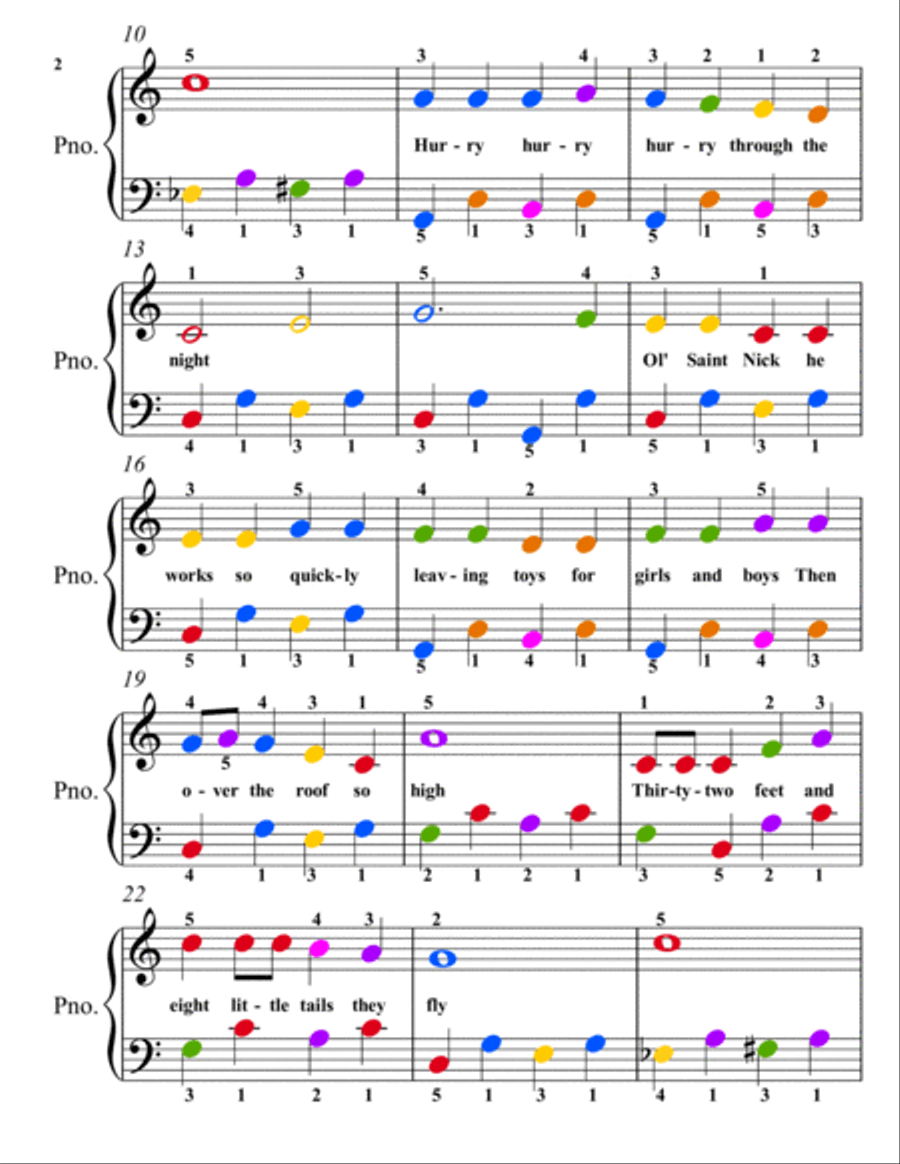 Thirty-two Feet, Eight Little Tails Piano Method scores gallery preview page 2