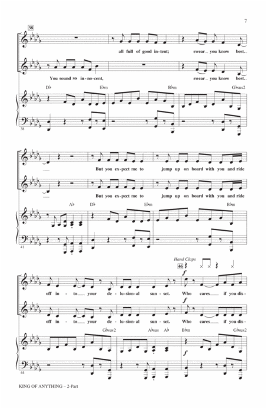 King Of Anything King Of Anything 2-Part scores gallery preview page 6