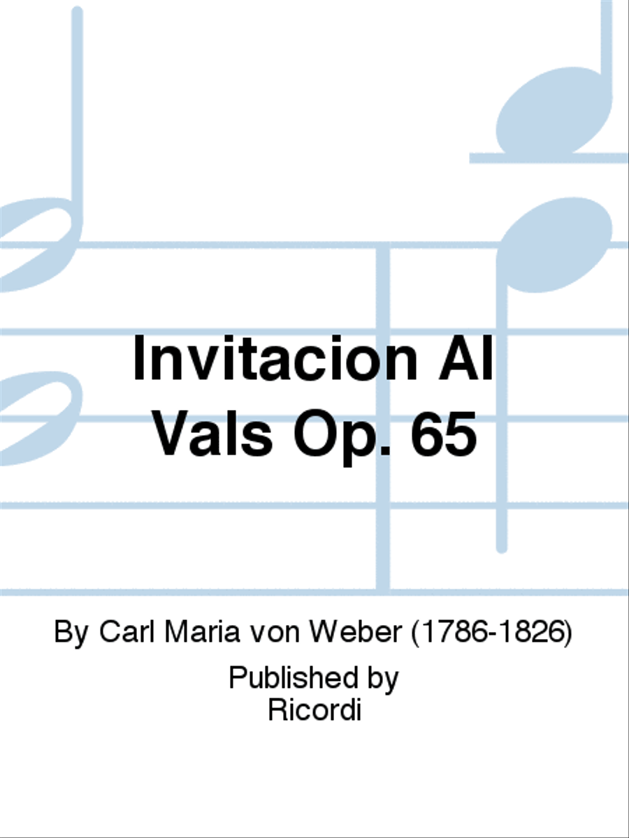 Invitacion Al Vals Op. 65 School and Community scores gallery preview page 1
