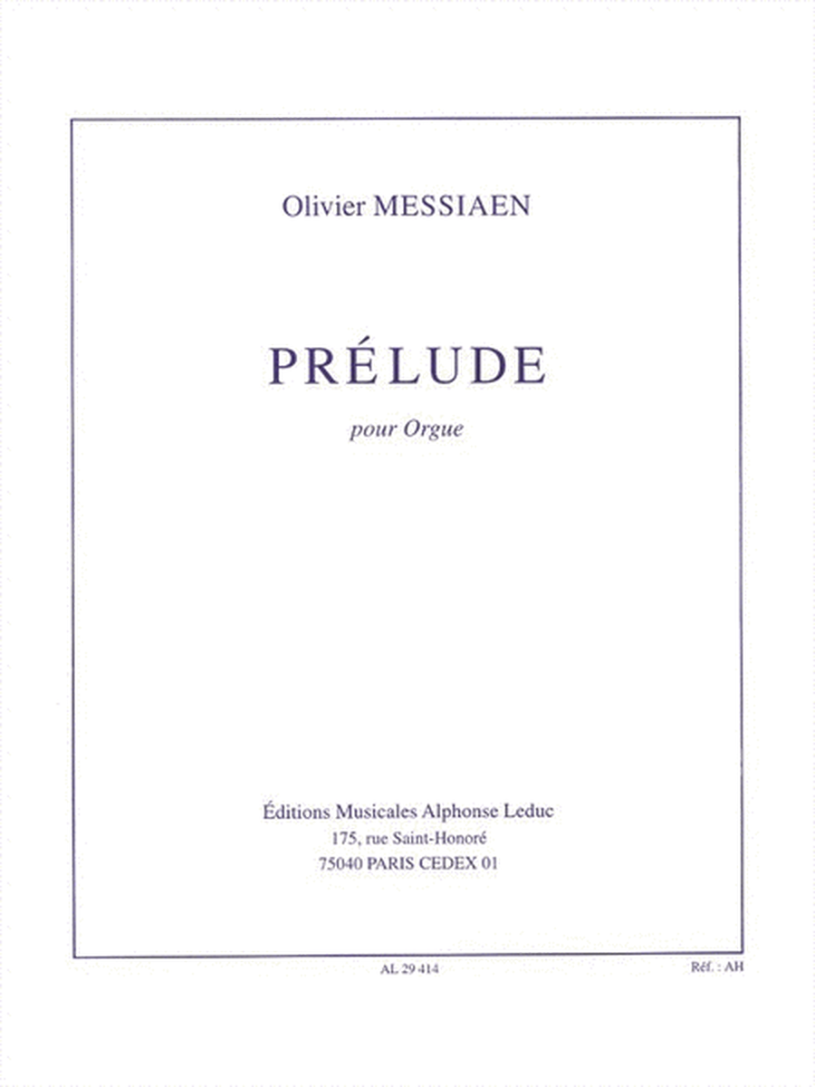 Prelude for Organ