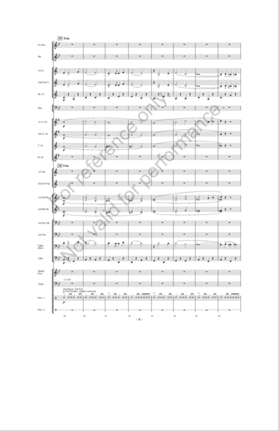 March Jubilee Concert Band scores gallery preview page 7