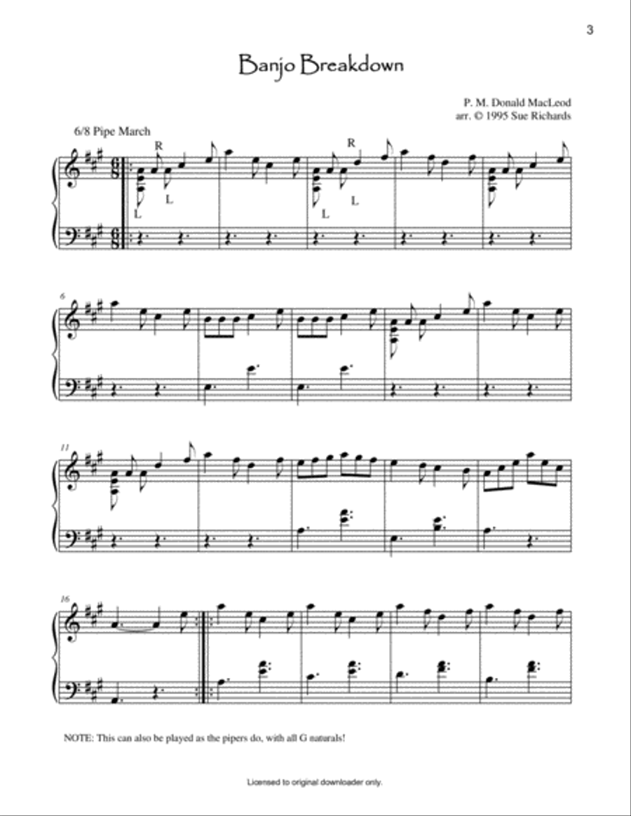 A Scottish Tunebook Harp scores gallery preview page 6