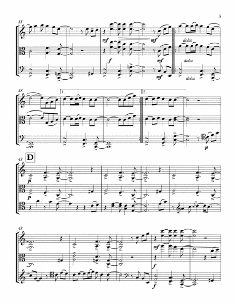 Stay With Me Stay With Me String Trio scores gallery preview page 4