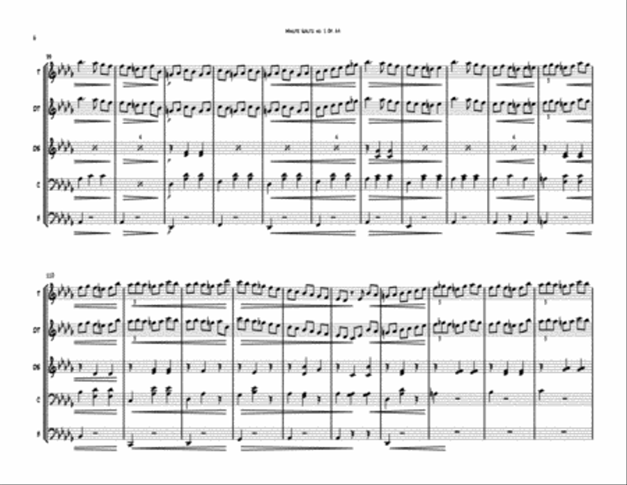 Minute Waltz No. 1 Op 64 Steel Pan scores gallery preview page 6