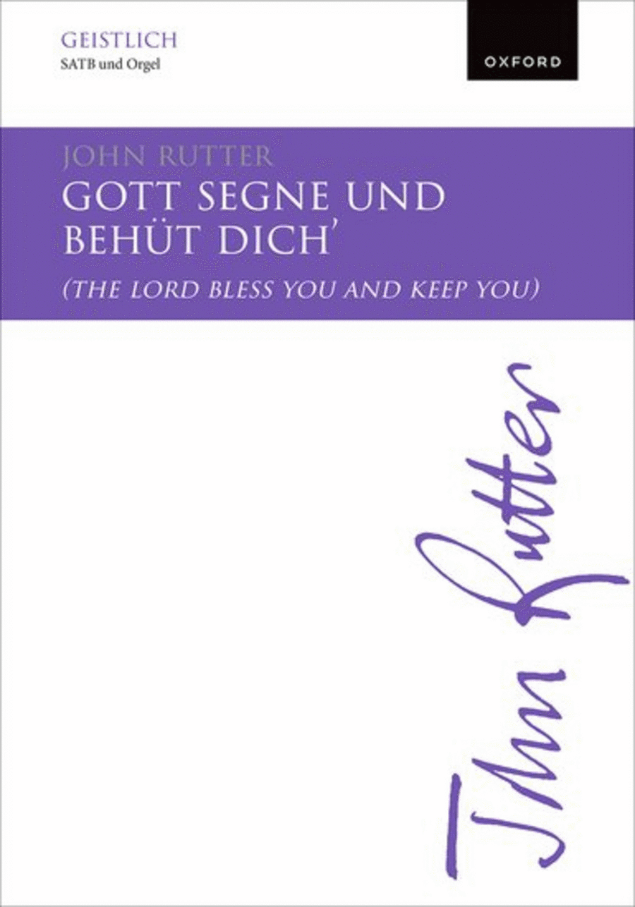 Gott segne und behut dich (The Lord bless you and keep you)