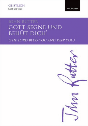Book cover for Gott segne und behut dich (The Lord bless you and keep you)
