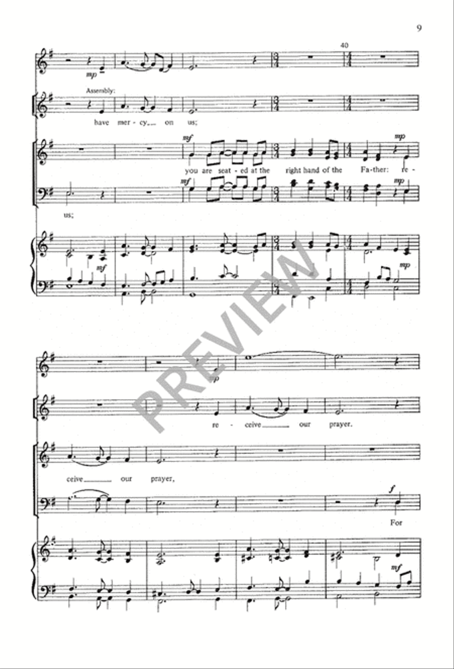 A Mass of Life 4-Part scores gallery preview page 9