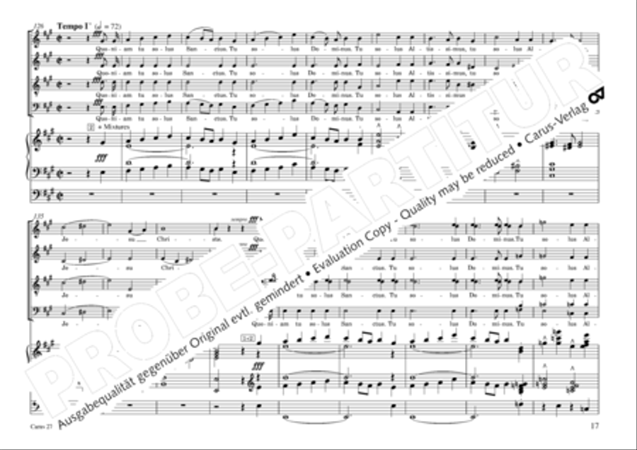 Messe solennelle en ut diese mineur 4-Part scores gallery preview page 18