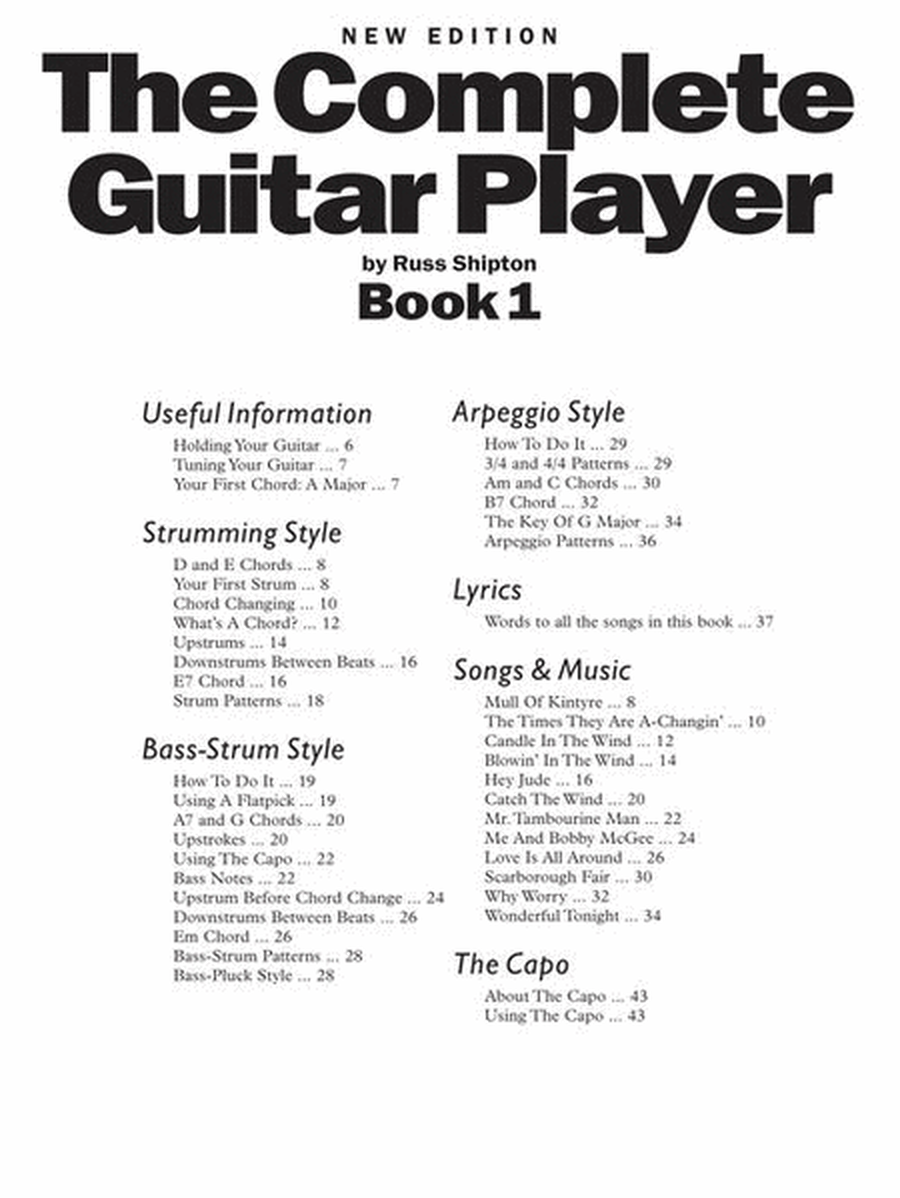 The Complete Guitar Player Books 1, 2 & 3