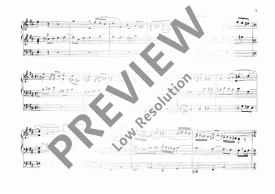 Praeludium und Fuge Organ scores gallery preview page 6