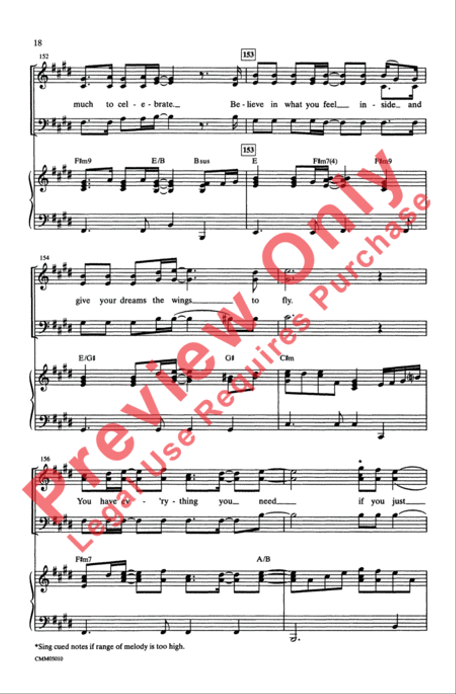 The Polar Express: A Choral Medley 3-Part scores gallery preview page 18