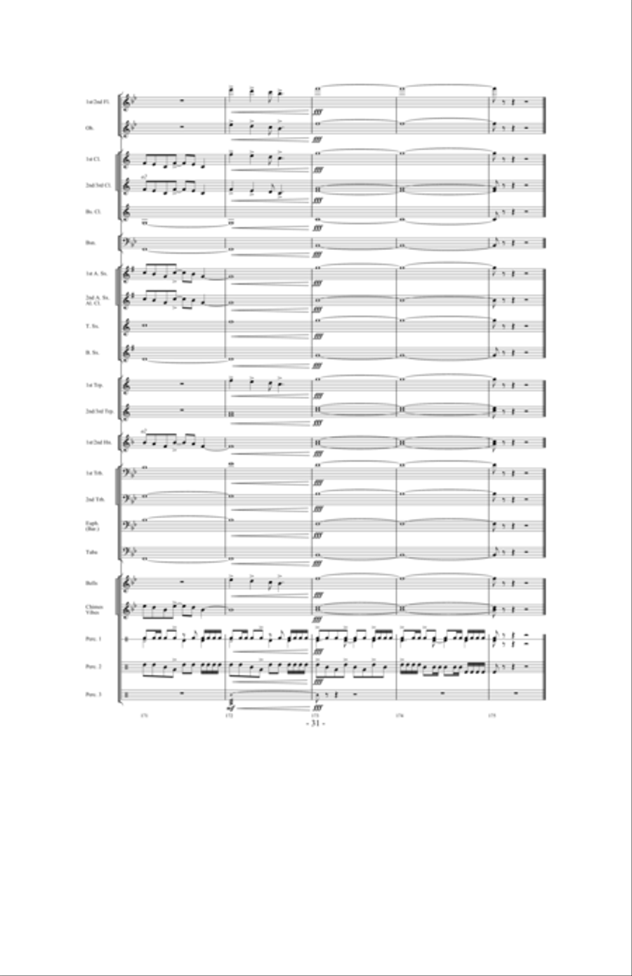 Force Majeure Concert Band scores gallery preview page 30