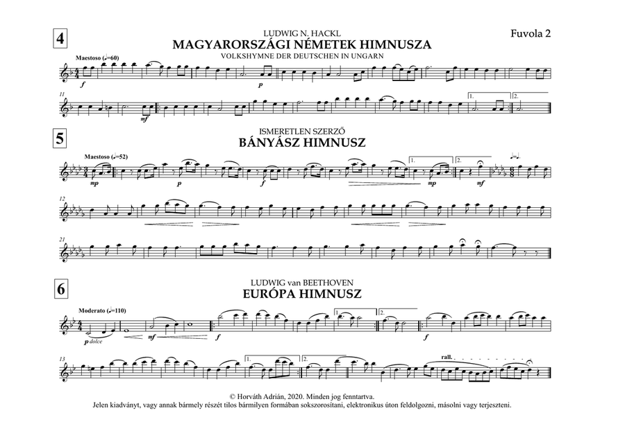 Indulókönyv 2020 - 03 Fuvola 2 Concert Band scores gallery preview page 6